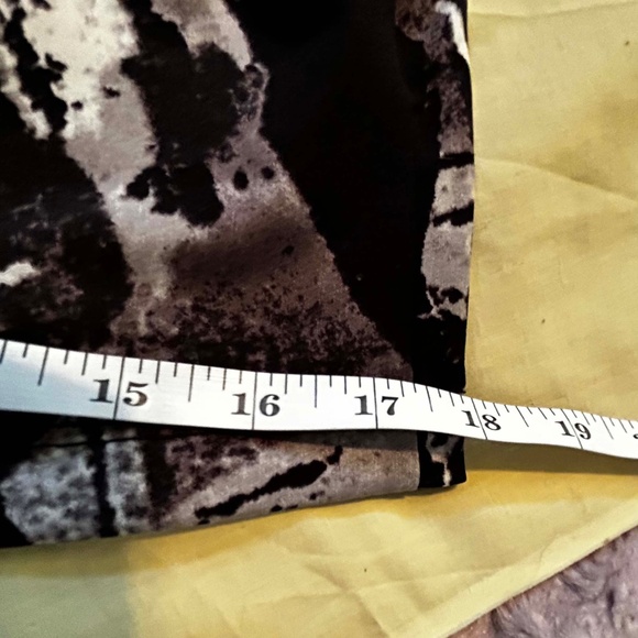 NEW PHOTOS! GAUCHOS, WIDE LEG, BLACK PRINT COMBO, SIZE 4X, MADE IN CANADA!!, - Picture 6 of 15